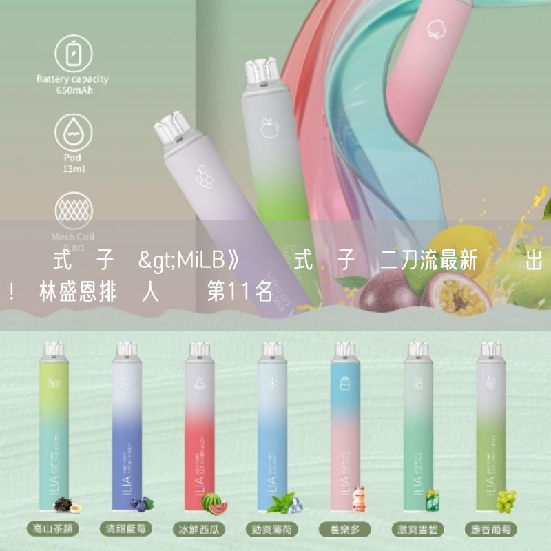 拋棄式電子煙>MiLB》拋棄式電子煙二刀流最新評價出爐！ 林盛恩排紅人農場第11名